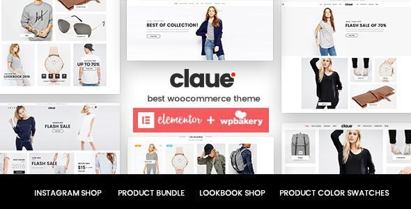 Claue 2.2.6 – Clean, Minimal Elementor WooCommerce Theme