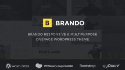 Brando 3.2 – Responsive and Multipurpose OnePage WordPress Theme
