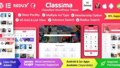 Classima 2.11.1 – Classified Ads WordPress Theme