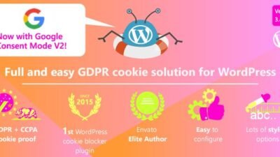 WeePie Cookie Allow 3.4.10 – Complete GDPR / AVG / CCPA Cookie Compliance WordPress plugin