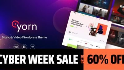 Yorn 1.0.4 – Music & Video WordPress Theme