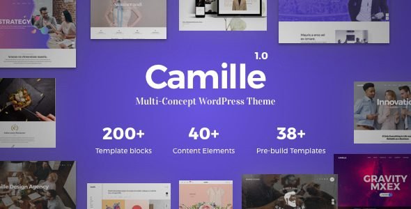 Camille 1.8.0 – Multi-Concept WordPress Theme