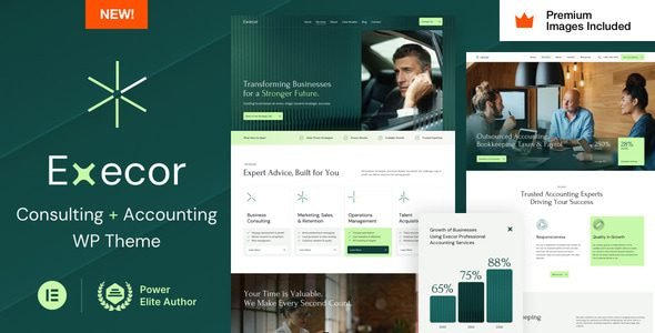 Execor 8.0 – Accounting and Management Consulting WordPress Theme