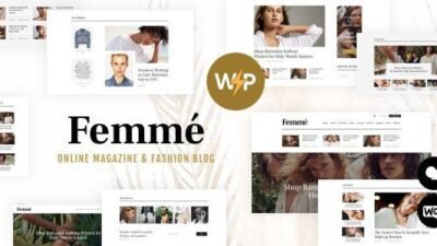 Femme 1.3.6 – An Online Magazine & Fashion Blog WordPress Theme + RTL