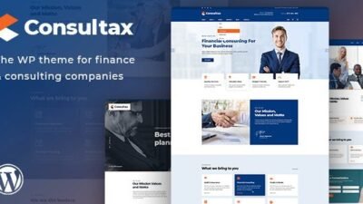 Consultax 1.0.9.1 – Financial & Consulting WordPress Theme
