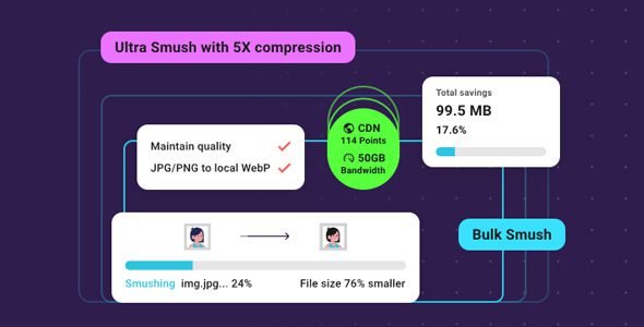 WP Smush Pro 3.20.0 – WordPress Image Optimization Plugin