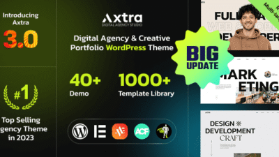 Axtra 3.0.3 – Digital Agency Creative Portfolio Theme