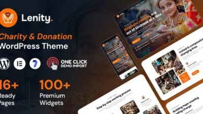 Lenity 1.0.1 – Charity & Donation WordPress Theme