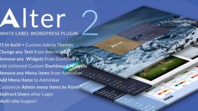 WpAlter 2.4.9 – White Label WordPress Plugin