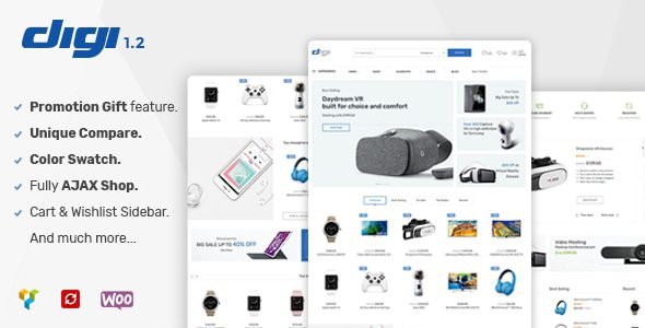 Digi 1.9.2 – Electronics Store WooCommerce Theme