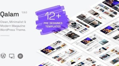Qalam 2.3.0 – NewsPaper and Magazine WordPress Theme