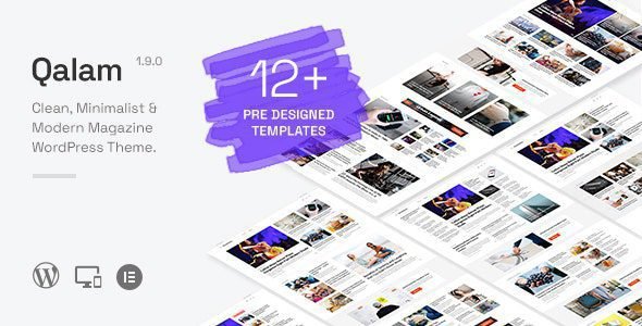 Qalam 2.3.0 – NewsPaper and Magazine WordPress Theme