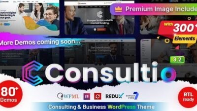 Consultio 3.2.6 – Corporate Consulting WordPress Theme