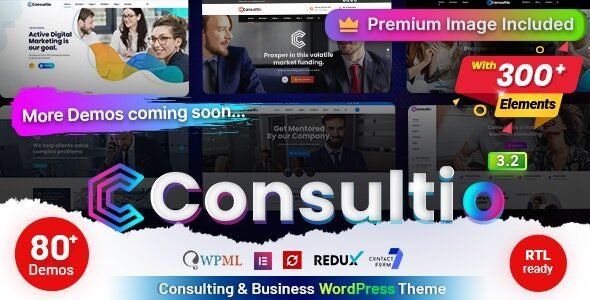 Consultio 3.2.6 – Corporate Consulting WordPress Theme