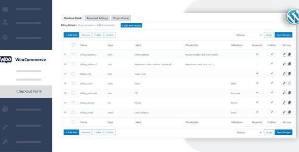 WooCommerce Checkout Field Editor Pro 3.7.4