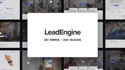 LeadEngine 5.3 – Multi-Purpose WordPress Theme with Page Builder