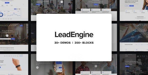 LeadEngine 5.3 – Multi-Purpose WordPress Theme with Page Builder