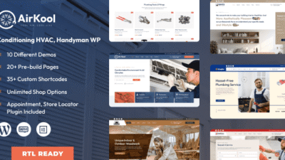 Air Kool 1.1.0 – Conditioning HVAC, Handyman WordPress