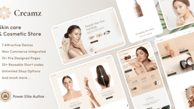 Creamz 1.0.6 – Beauty Salon & Spa WooCommerce