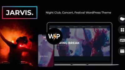 Jarvis 1.8.14.1 – Night Club, Concert, Festival WordPress Theme