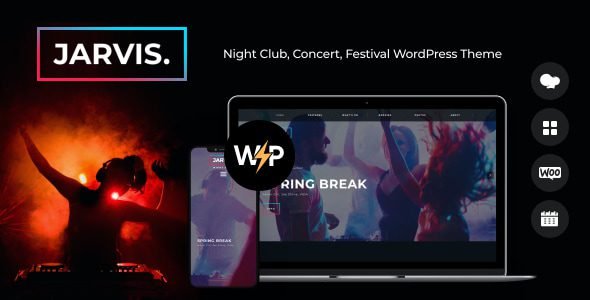 Jarvis 1.8.14.1 – Night Club, Concert, Festival WordPress Theme