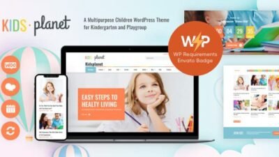 Kids Planet 2.2.14.2 – Children Kindergarten and Playgroup WordPress Theme