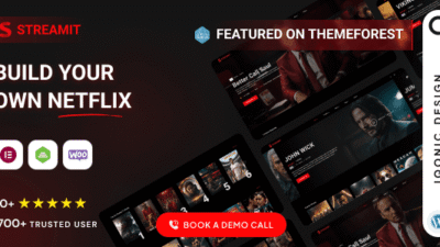 Streamit WP 4.1.1 – Video Streaming WordPress Theme