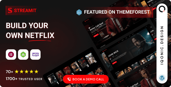 Streamit WP 4.1.1 – Video Streaming WordPress Theme