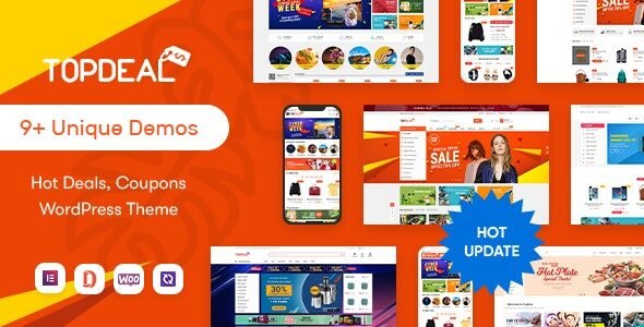 TopDeal 2.3.19 – Multi Vendor Marketplace Elementor WooCommerce WordPress Theme (Mobile Layouts Ready)