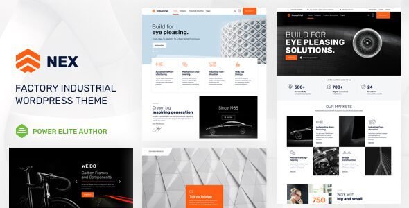 Nex 29.0 – Industrial WordPress Theme