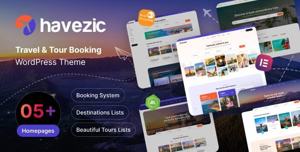 Havezic 1.1.2 – Travel & Tour Booking WordPress Theme