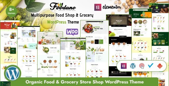 Foodano 1.2.1 – Food Shop & Marketplace WordPress Theme