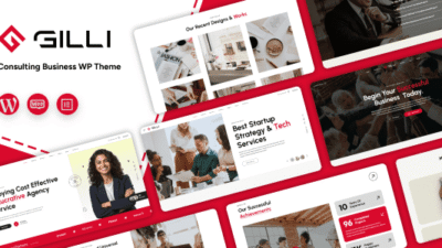 Gilli 1.1.0 – Business Consulting WordPress Theme