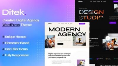 Ditek 1.0.2 – Digital Agency Creative Portfolio WordPress Theme