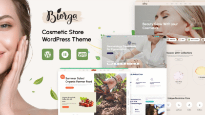 Biorga 1.0.5 – Elementor Beauty Cosmetics Shop WordPress Theme