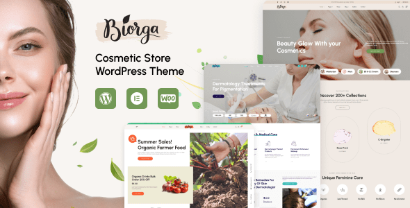 Biorga 1.0.5 – Elementor Beauty Cosmetics Shop WordPress Theme