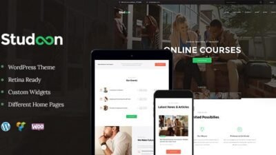 Studeon 1.1.16 – Education Center & Training Courses WordPress Theme