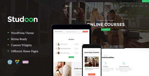 Studeon 1.1.16 – Education Center & Training Courses WordPress Theme