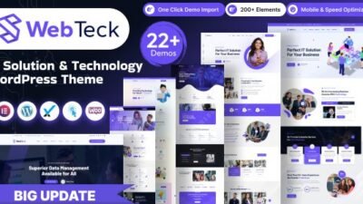 Webteck 2.0 – IT Solution and Technology WordPress Theme