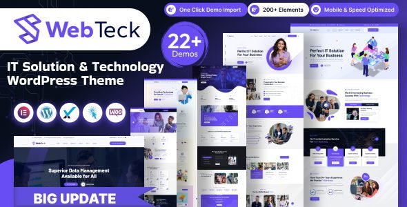 Webteck 2.0 – IT Solution and Technology WordPress Theme