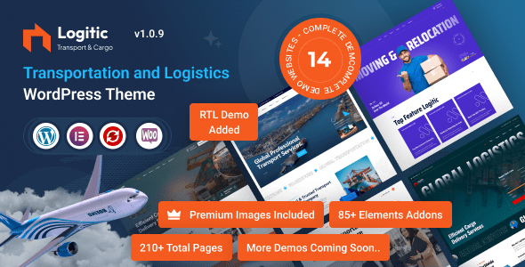 Logitic 1.1.2 – Transportation & Logistics WordPress Theme