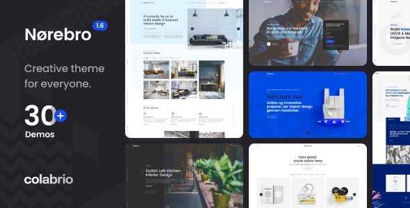 Norebro 1.6.7 – Creative Portfolio Theme for Multipurpose Usage