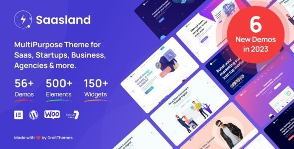 SaasLand 3.7.0 – Saas, Startup, Technology & IT Solutions WordPress Theme