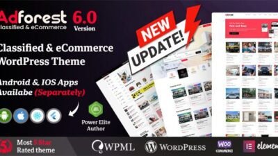 AdForest 6.0.6 – Classified Ads WordPress Theme