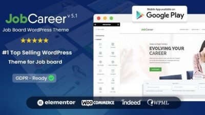 JobCareer 7.2 – Job Board Responsive WordPress Theme