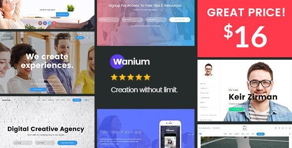 Wanium 1.9.7 – A Elegant Multi-Concept Theme