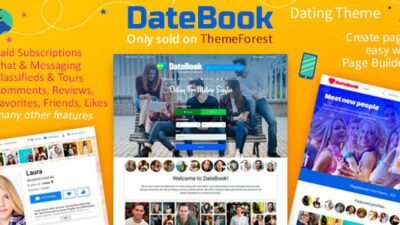 DateBook 4.9.0 – Dating WordPress Theme
