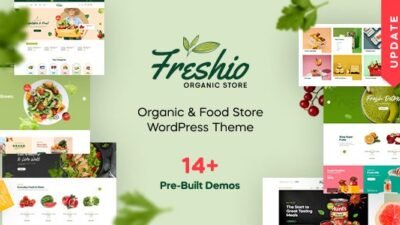 Freshio 2.3.8 – Organic & Food Store WordPress Theme