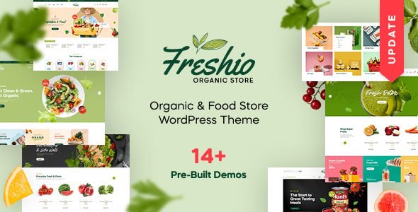 Freshio 2.3.8 – Organic & Food Store WordPress Theme