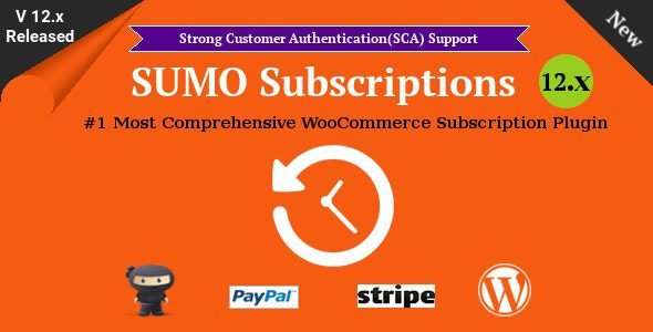 SUMO Subscriptions 17.0.0 – WooCommerce Subscription System